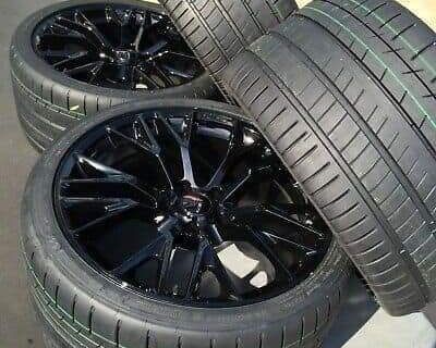 GM C7 Z06 ZO6 Corvette 19/20 Black Wheel Michelin Super Spor
