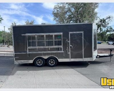 Like New - 2022 8.5' x 18' Freedom Concession Trailer | DIY Trailer