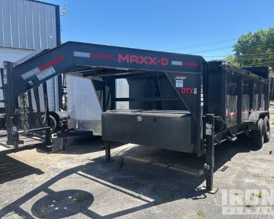 2023 Maxey 16 ft T/A Gooseneck Dump Utility Trailer