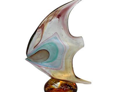 Late 20th Century Murano Fish Sculpture by Sergio Costantini
