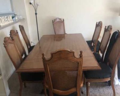 Dining room table and chairs