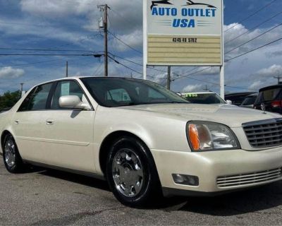 Mileage: 104720, Condition: Used, Year: 2002, Make: CADILLAC, Model: DEVILLE, Price: 4950, VIN: 1G6KD57Y72U264109, Details: It\'s not very often you run across a 2002 Cadillac Sedan DeVille time capsule like this!! This car has the 4.6L V8 engine with only 104,720 actual miles! It has the beautiful and timeless White Diamond exterior paint, Neutral Shale leather interior, factory Chrome wheels ...
