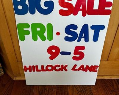 Big Sale-in the tent garage and driveway!