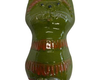 1960s B. Welsh Pacific Stoneware Cat Figurine