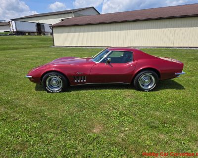 1969 Burgundy Corvette For Sale