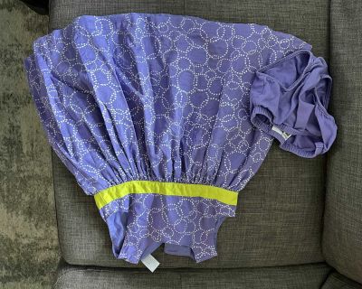Purple Dress with diaper cover