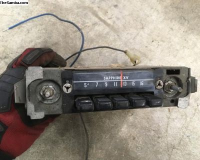 Sapphire XV Radio for parts or repair