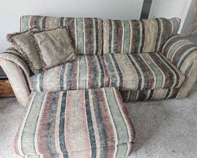 Couch and ottoman