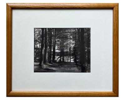 "Thoreau's Walden Pond" Silver Gelatin Print-Custom Framed