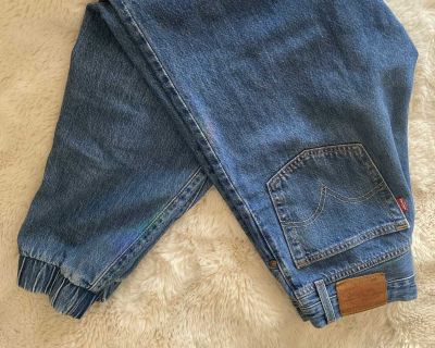 Levi s 501 denim jogger style jeans