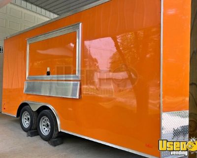 Covered Wagon 16' Basic Concession Trailer / Empty Mobile Vending Unit