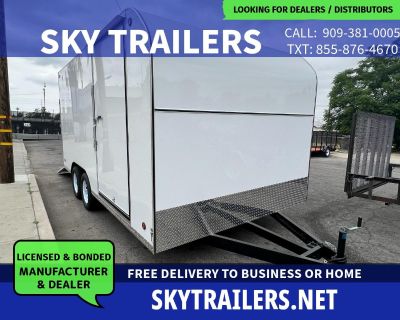 2026 Sky Trailers Cargo / Enclosed Trailer 8.5X16X7 (2-3.5K)