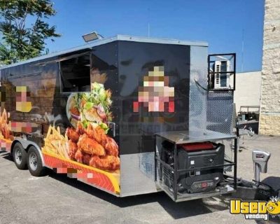 2022 8.5' x 16.5'  Kitchen Food Trailer with  Fire Suppression System