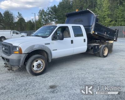 Used 2005 Ford F550 4x4 Dump in China Grove, NC