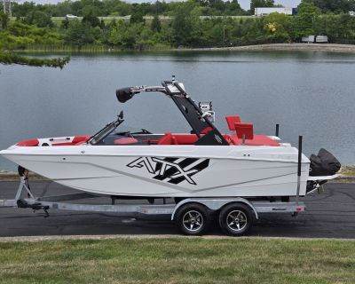 Fresh Trade and ready for the water, 2022 ATX 20 Surf comes with: 350 h.p. Indmar Raptor 400 with 84 Hours, Custom Cover, Bimini Top, Sea-Dek throughout, fiberglass swim platform, Elite sound system with 4 Tower Speakers, and much more.The 20 Type-S can take on any sport, any water, and boats of any size. The 20 Type-S was designed and engineered to defy the perception of what a 20-footer can d...