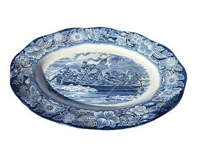 Vintage Staffordshire Liberty Blue Large Platter