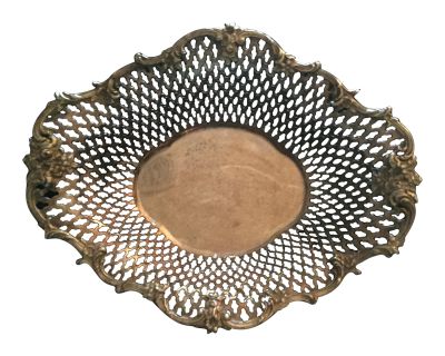 Late 19th Century Sterling Silver Edwardian Bread Basket