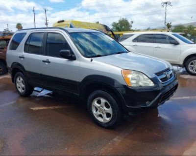 Salvage Silver 2004 Honda Cr-v Lx