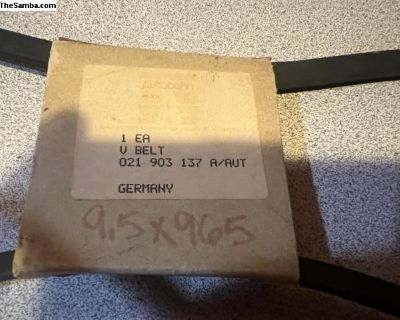 NOS VW Autobahn Fan Belt 021903137A 9.5x965