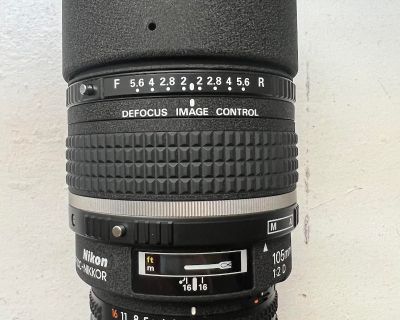 For Sale - Nikon Nikkor 105mm f/2 DC lens