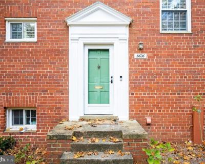 3626 Gunston Rd. Clean and light-filled FULLY FURNISHED apartment tucked away in a lush and private courtyard. Surrounded by greenery with tree views from every window. Private entrance. Updated kitchen and bath. Full-sized washer and dryer in unit. Bedroom big enough to accommodate a king-sized bed. Walk-in hall closet. Newer light fixtures. Short walk to bus stop and short drive to I-395. The...