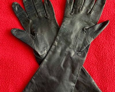 Dress/Evening/ Opera Quality Fine Leather Size 7 Gloves (50's)