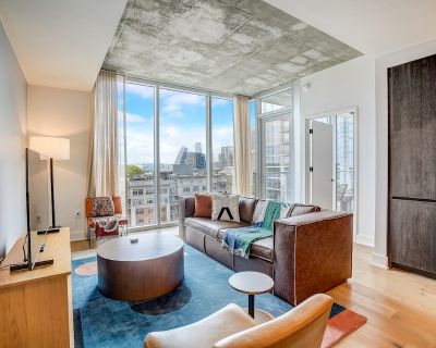 Avg / night: $360. 16th flr condo w/rooftop pool & walkable location - dog-friendly | Located in Austin, TX | 5.0 Stars | 2 Bed, 2 Bath | Pet-friendly. Dog-friendly. Max 6 guests. An amazing view of downtown Austin awaits from your sixteenth-floor balcony at this chic condo in a superbly walkable location. The Live Music Capital of the World is at your doorstep, with downtown hot spots just an ...