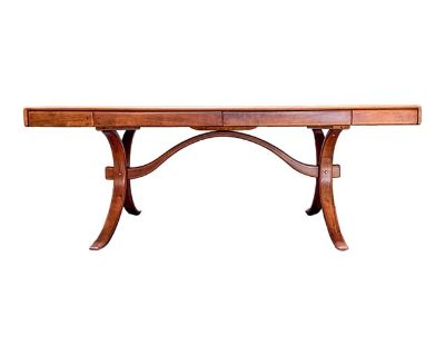 Historic Arthur Espenet Carpenter "Wishbone" Extension Dining Table - 1975 Bolinas Shop