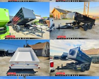 8-16ft Dump Trailers Ready to go