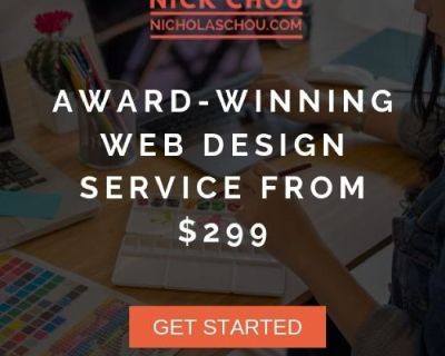 Professional, Award-Winning Web Design Service From $299