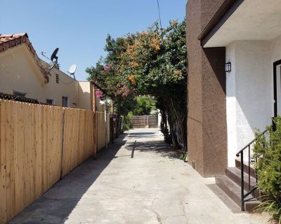 3515 Lifur Avenue. This is a one-room unit (a unit with a single room serving as the bedroom and kitchen area, plus a private separate bathroom). All utilities are included, including internet. There is plenty of street parking available. A coin-operated laundry is located right by the entrance. It's a quiet neighborhood in a great location. El Sereno is just minutes away from Alhambra, South P...