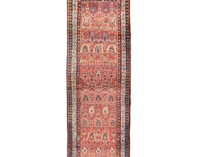 Antique Persian Serab Runner With Boteh and Paisley Design 3'9 X 10'