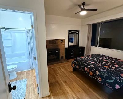 Available on: now. Furnished. Parking available * Internet included * LGBTQ+ friendly * Students welcome * 40+ years welcome. Welcome to your new home in this beautifully renovated 100-year-old house full of character and modern comfort! This co-living home has been thoughtfully redesigned into three private master suites, each with its own ensuite bathroom and individual mini split system for ...