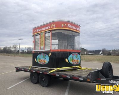 2008 7' x 10' Snowie Snowball Stand Building Shaved Ice Kiosk