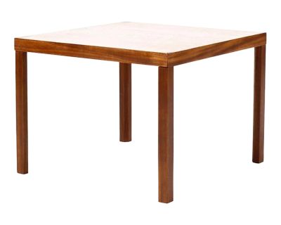 1960s Danish Modern / Mid Century Square Teak Square Side Table — Hans Olsen
