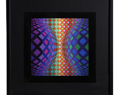 Victor Vasarely, Reech, Offset Lithograph