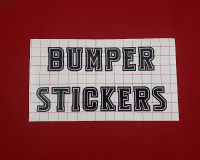Custom Bumper Stickers!