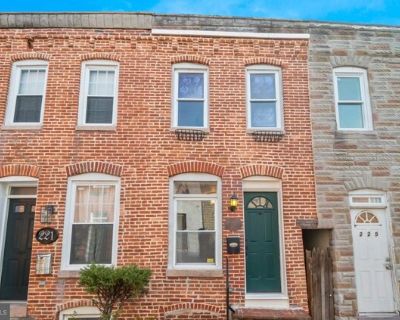 223 Madeira St S. Step into this charming brick rowhome in the highly sought-after Upper Fells Point neighborhood. It is perfectly situated just steps away from the expansive green space and amenities of Patterson Park. The upper level is designed with two full en suite bathrooms, which is perfect for roommates or guests. You will appreciate the large kitchen, which provides extensive counter s...