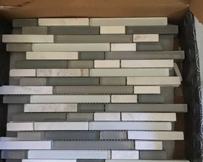 Bedrosians Eclipse glass and stone tile