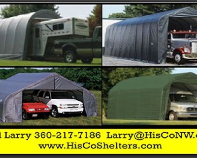Portable Garage Shelter for Motorhome, 5th Wheel, RV and Boat