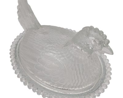 Mid-Century Indiana Glass Company Hen on Nest Dish