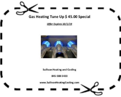 Gas Heating Tune Up $ 45.00 Special / Oil Burner Service and Tune Ups