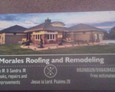 Install Roofing repairs and leaks and exterior and interior paint