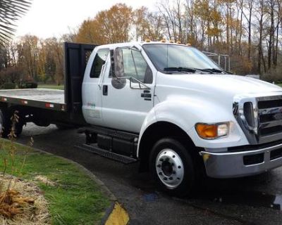 2008 Ford F-650 20 Foot Flat Deck SuperCab 2WD Dually Diesel