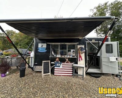 2018 - 8.5' x 18' Kitchen Food Trailer with Fire Suppression System | Concession Trailer