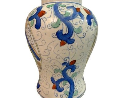 Vintage Chinese Bird of Paradise Chinoiserie Ginger Jar Vase