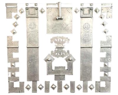 19th Century Korean Wedding Bandaji Chest Pyongyang Joseon Dynasty