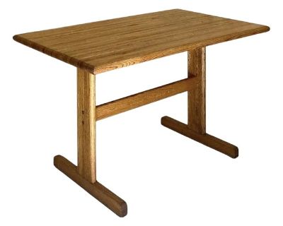Lou Hodges-Style Oak Desk / Dining Table
