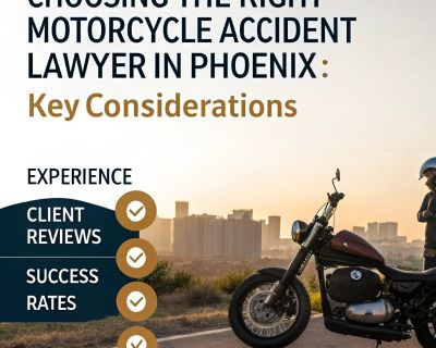 Choosing the Right Motorcycle Accident Lawyer in Phoenix: Key Considerations