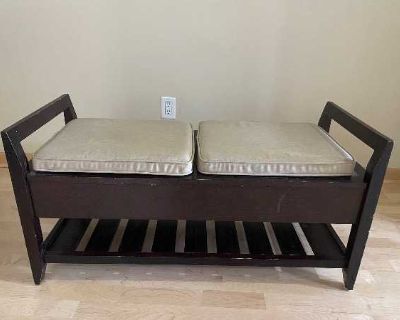 Bench with storage